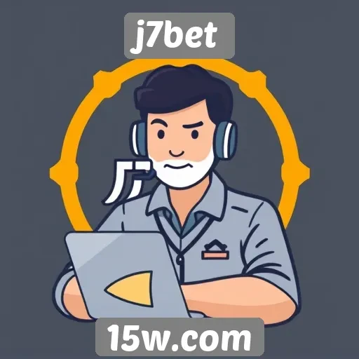 Funcionalidade de suporte ao cliente no j7bet