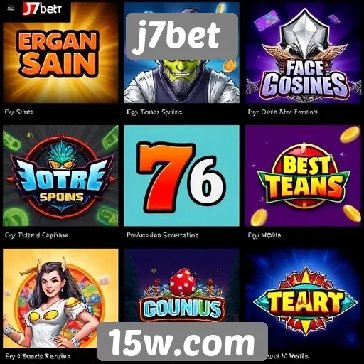 J7bet oferece uma ampla variedade de jogos online