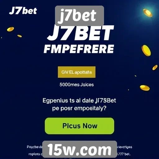 Plataforma j7bet e suas promoções atrativas
